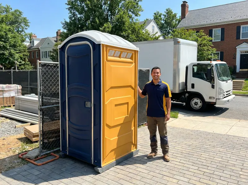 Construction Site Portable Toilet Rental in Washington, DC