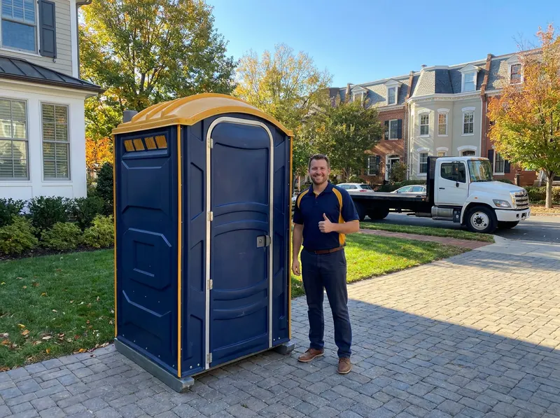Deluxe Flushing Portable Toilet Rental in Washington, DC